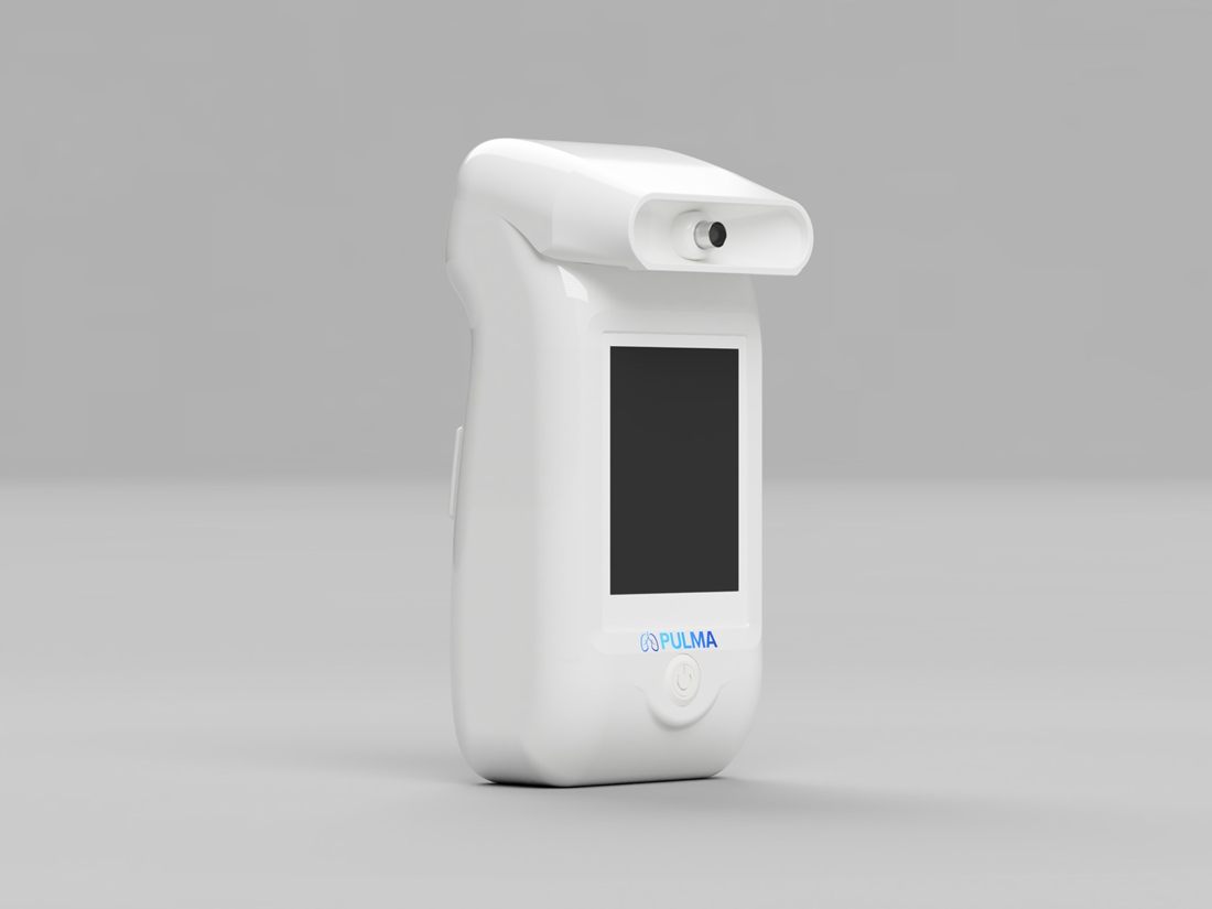 Pulma device, angled view